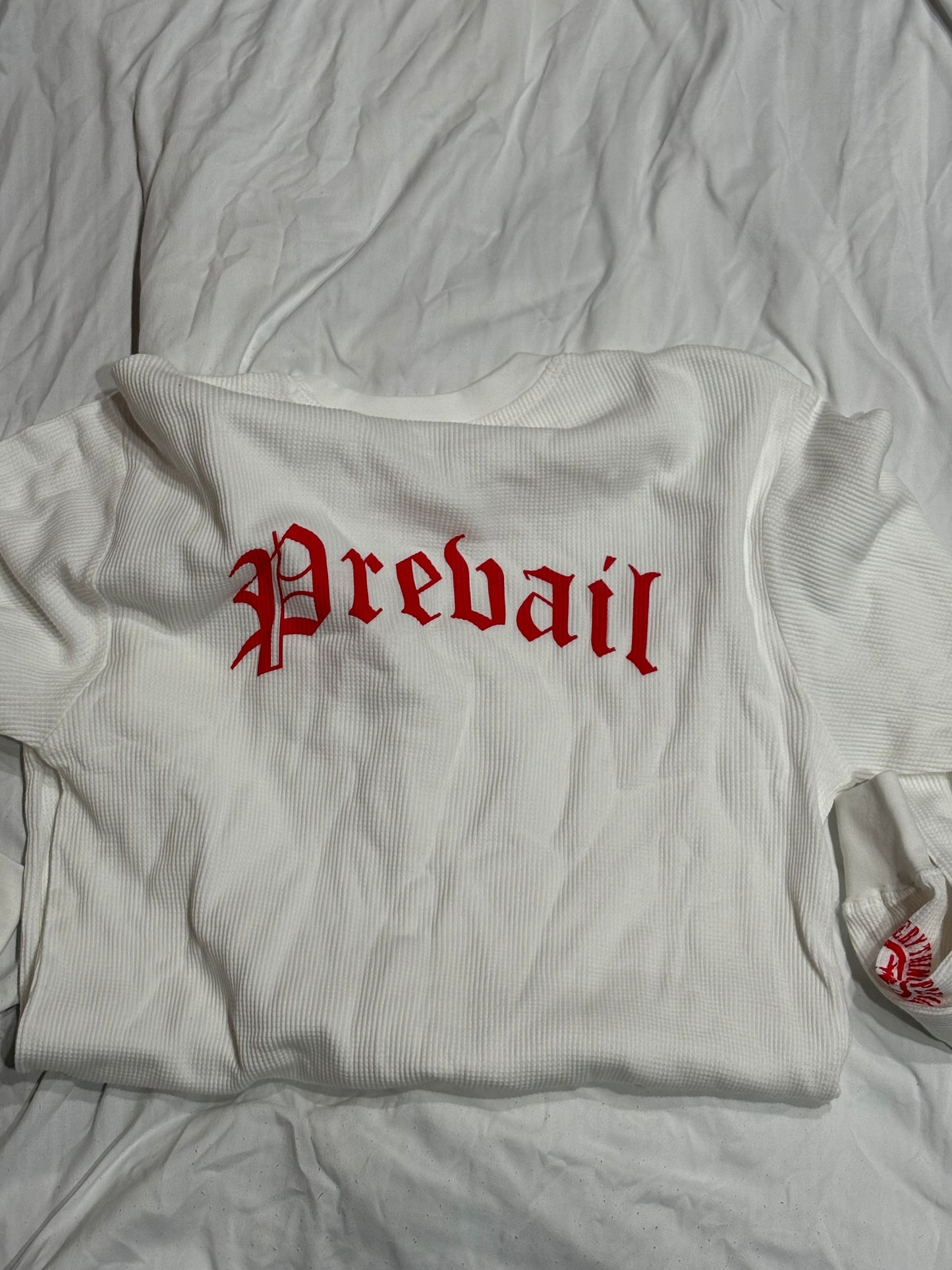 White “Prevail” thermal